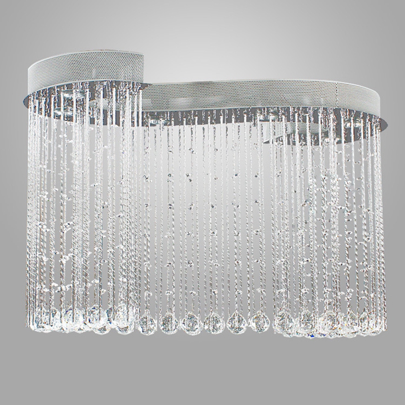 modern s shaped clear crystal chandelier light lamp pendant hanging suspension for living room shop el decoration