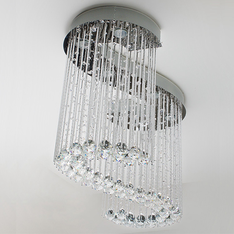 modern s shaped clear crystal chandelier light lamp pendant hanging suspension for living room shop el decoration