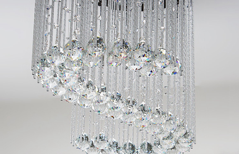 modern s shaped clear crystal chandelier light lamp pendant hanging suspension for living room shop el decoration