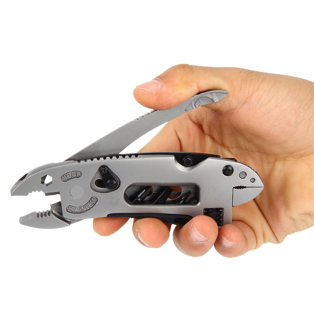 multi-tool edc set adjustable wrench jaw screwdriver pliers knife survival tool