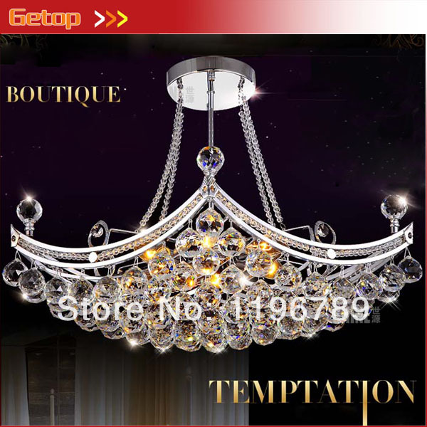 new arrival crystal chandelier pendant lamp luxury crystal ceiling light fixture hanging lusters ready stocks