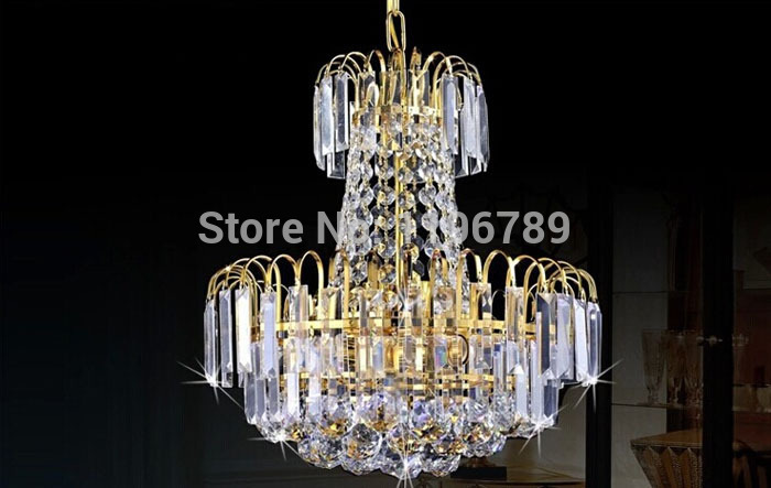 royal empire golden crystal chandelier light crystal ceiling pendant lights ceiling lamp