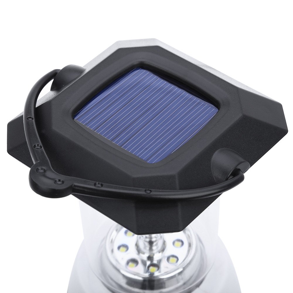 solar dynamo powered led lantern lamp rechargeable fm radio with 8 leds