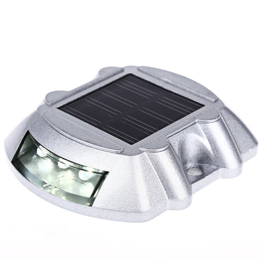 solar power 6 leds light controlled outdoor garden road driveway security lights