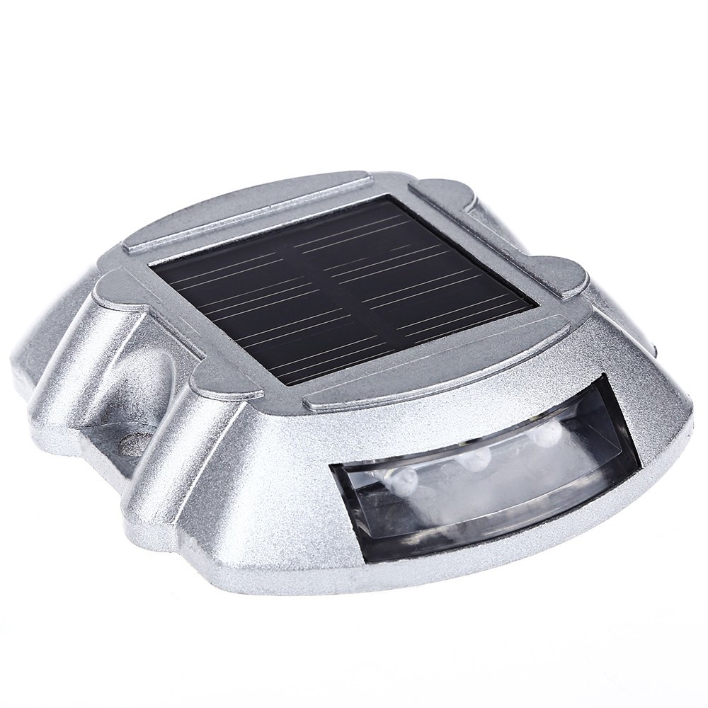 solar power 6 leds light controlled outdoor garden road driveway security lights