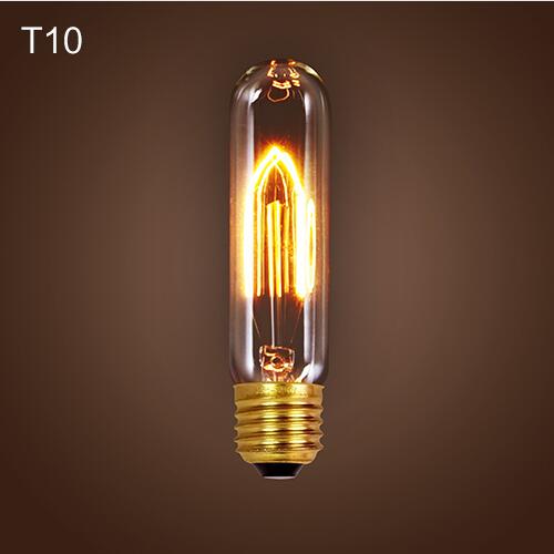 vintage edison bulb - 40w 110v/220v e26/e27 antique style incandescent clear dimmable bulbs