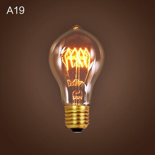 vintage edison bulb - 40w 110v/220v e26/e27 antique style incandescent clear dimmable bulbs