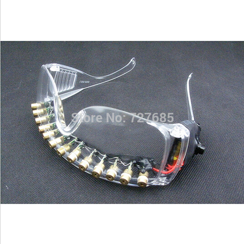 zx 12 pcs laser glasses sell led red laser glasses party glasses for christmas glasses event & party supplies