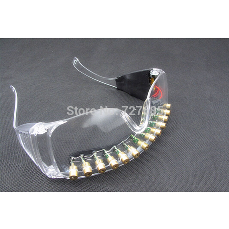 zx 12 pcs laser glasses sell led red laser glasses party glasses for christmas glasses event & party supplies