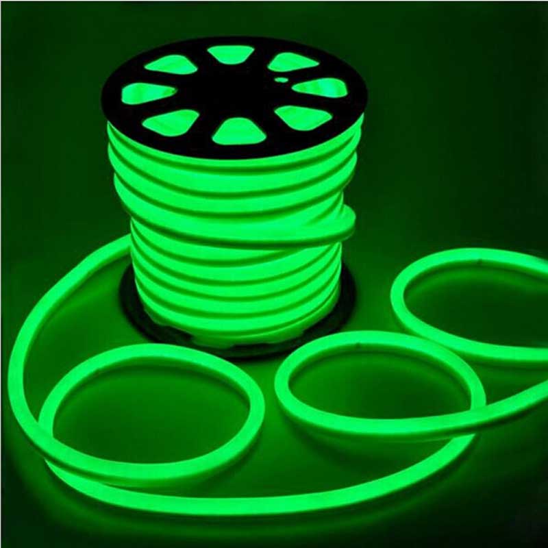 zx 30m/lot flexible led neon led strip bar festival party decorative rope lighting smd rgb led neon flex rope light for buliding