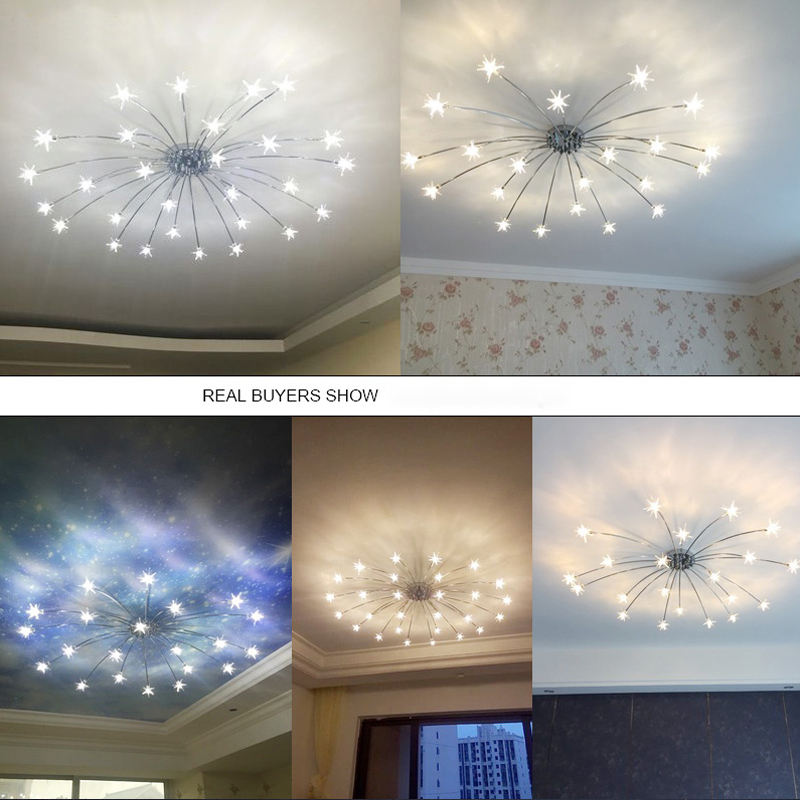 zx european living room crystal ceiling lamp luxury romantic led chip lighting contracted sweet bedroom star indoor chandelier