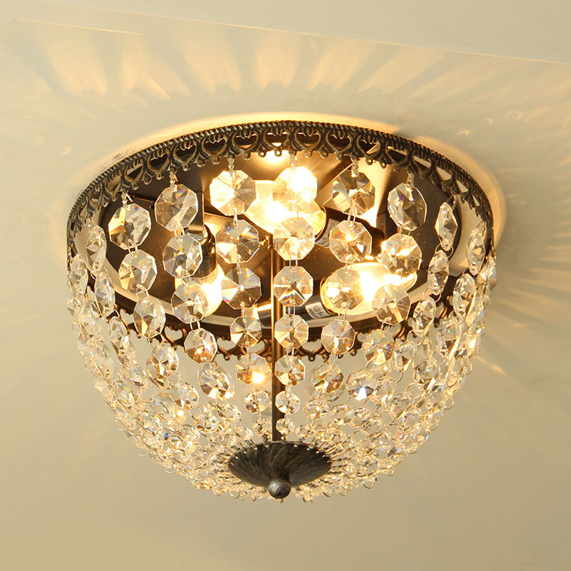 zx european style luxury crystal led e14 chandelier circular simple ceiling lamp for living room dining room cloakroom bedroom