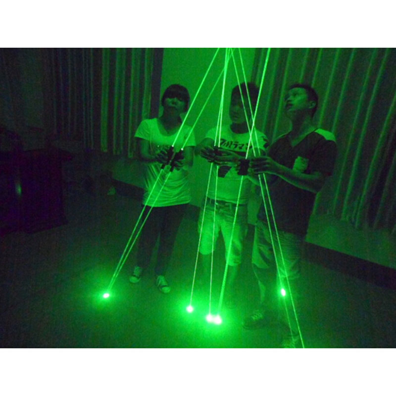 zx green color mini dual direction green laser sword for laser man show 532nm 200mw double-headed wide beam laser party supplies