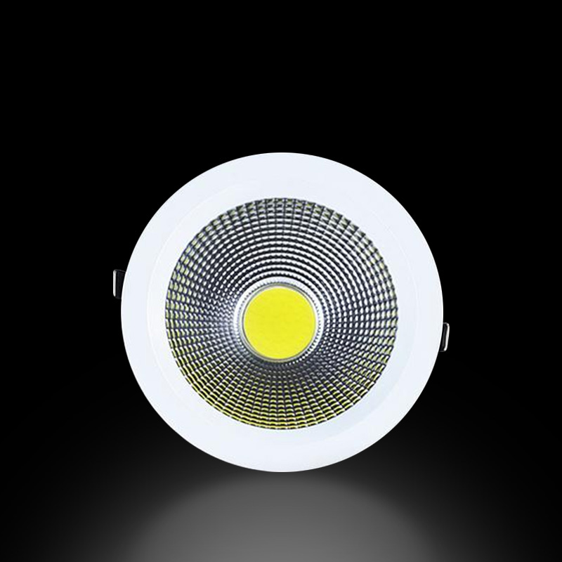 zx led downlight 5w 10w spot cob led ceiling light recessed warm/cold white light led spotlight ac85-265v