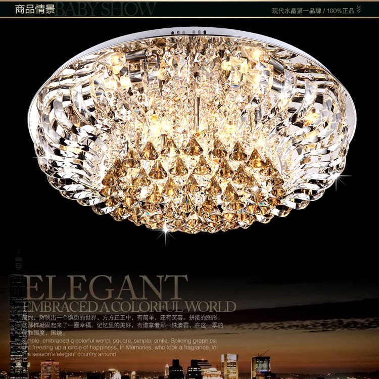 zx luxury k9 crystal large ceiling lamp modern led e14 lighting minimalist circular living room hall chandeliers with led bulbs