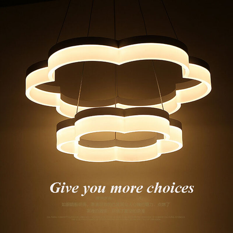 zx luxury suspension acryl pendant lamp led chip lamp garland lustre pendant light dining room foyer parlor bedroom lamp fixture