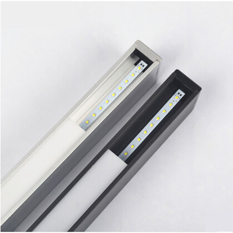 zx modern aluminum led chip pendant lamp engineering hanging wire strip light fixture for office conference room study lamp