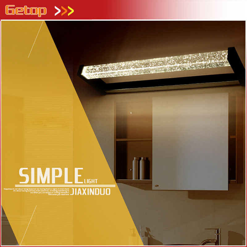 zx modern bubble crystal led chip mirror wall lamp waterproof dampproof for dressing room cabinet bathroom toilet make-up lamp