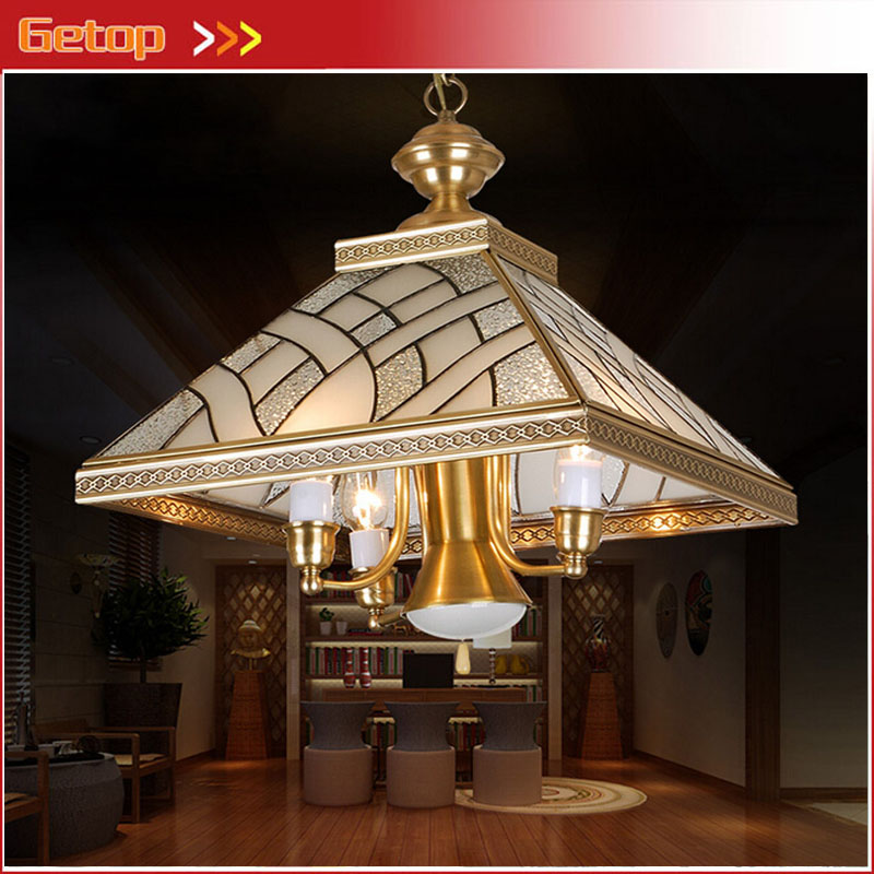 zx modern copper led pendant lamp modern tower shape lights fixture for livingroom study diningroom bedroom lamp