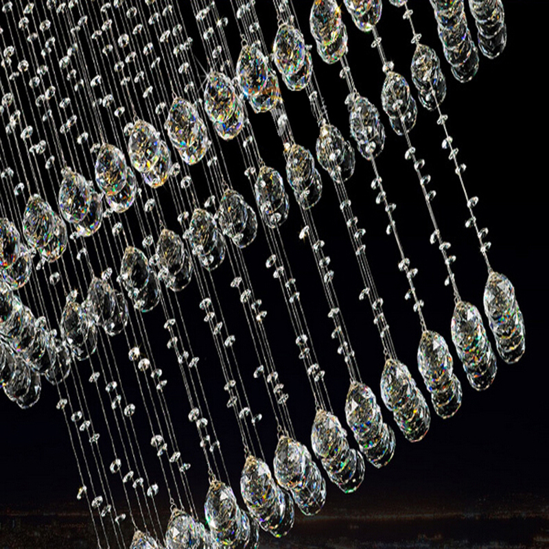 zx modern led crystal chandelier creative lower power eye-protective with 8 bulbs gu10 for parlor bedroom restaurant lamp