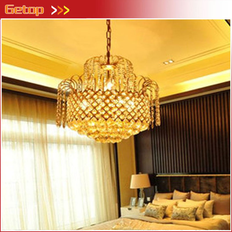 zx modern luxury crystal led chandelier gold cone crystal chains engineering e14 lights fixture for restaurant livingroom lamp