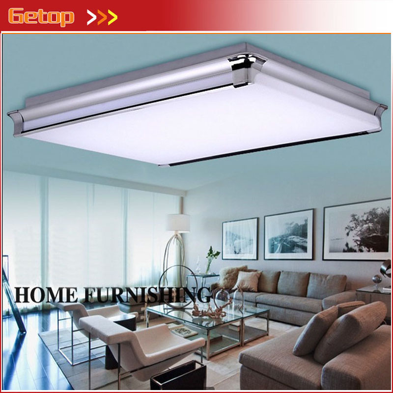 zx new acryl led chip ceiling lamp high-end ultrathin rectangle light fixture for el restaurant sittingroom bedroom lamp