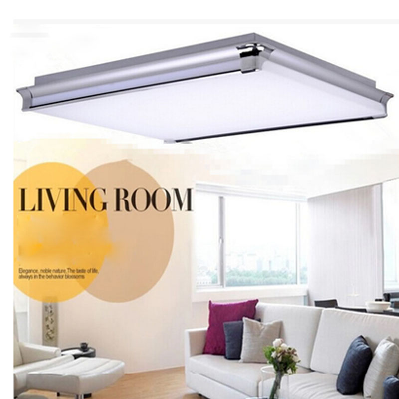 zx new acryl led chip ceiling lamp high-end ultrathin rectangle light fixture for el restaurant sittingroom bedroom lamp