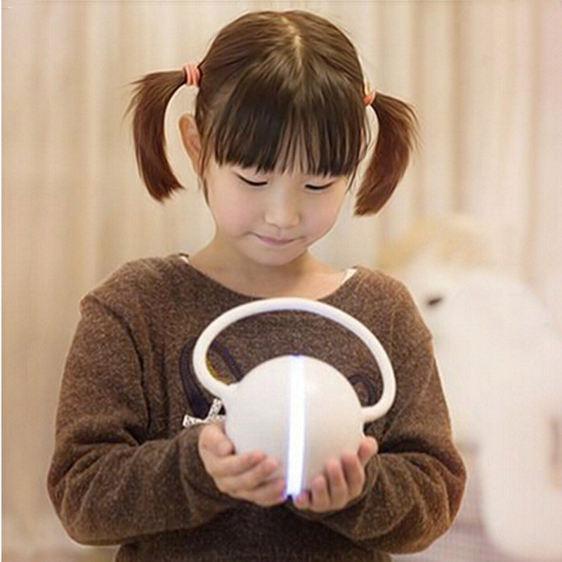 zx novelty usb rechargeable led mini earphone portable table lamp brightness-adjustable eyeshield touch sensor childern's gift