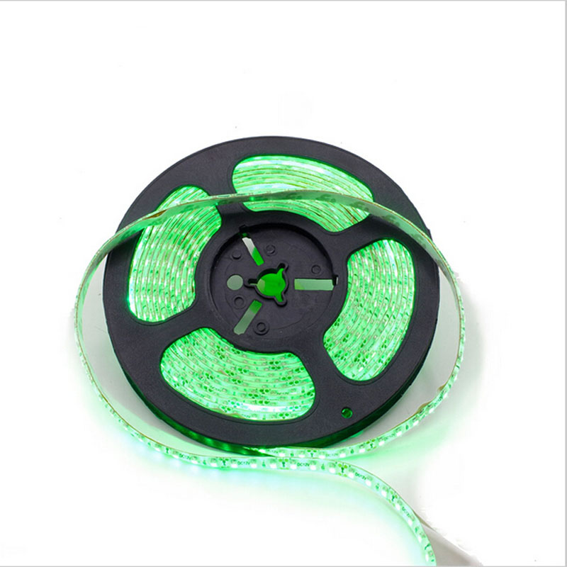 zx rgb 5m/roll ip65 waterproof led strip smd 5050 dc 12v led decorative tape light string lights flexible neon 14.4w