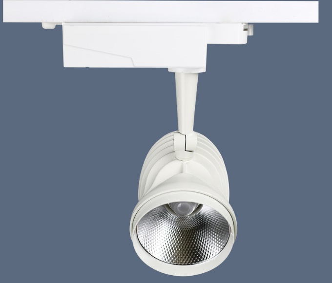 zx tracking light spot lighting 40w for home shopping mall clothes shop exhibition hall 3000k 4000k 6000k ceiling rail lights