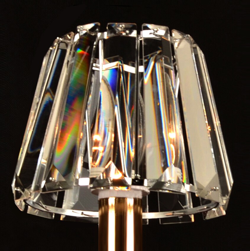 1 arm and 2 arms crystal wall lamp bedroom bedside lamp aisle corridor wall lights luxury crystal wall lamp