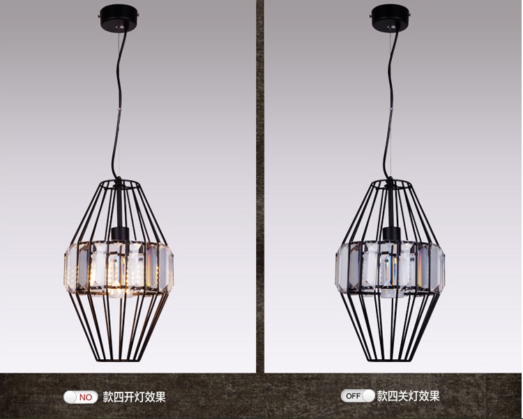 1-light modern pendant light fixture nordic modern cage pendant light fixture guaranteed + !