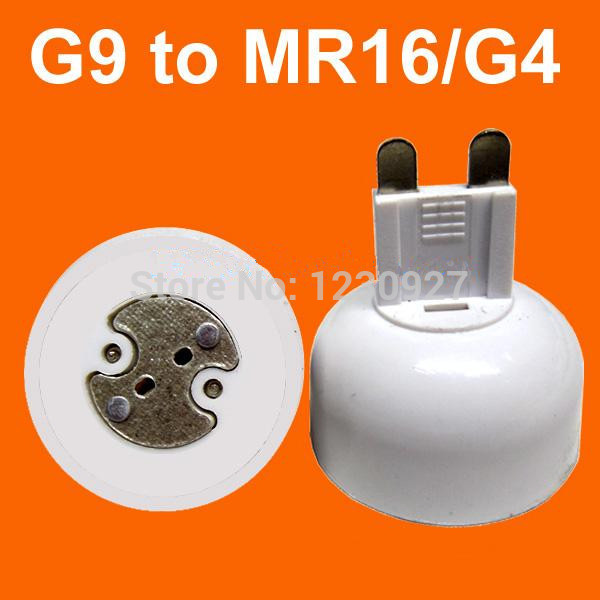 10pcs/lot g9 to mr16 g4 g5.3 lamp base socket holder convert screw lamp holder converter adapter connector