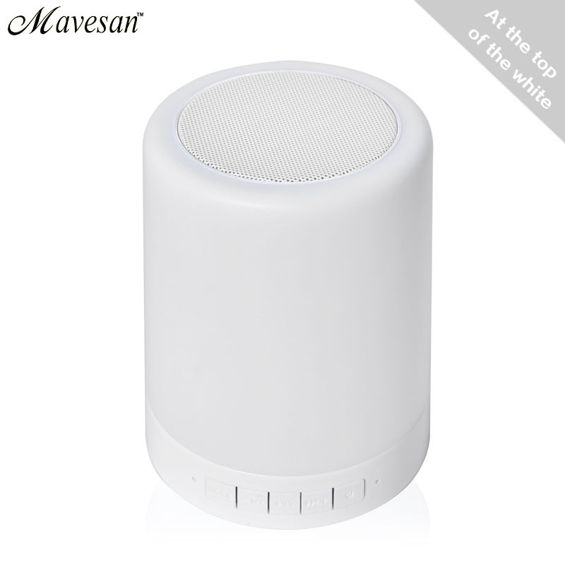 2016 original wireless bluetooth speaker night lights indoor bed bedside lamp rgb lights touch control bluetooth for phone