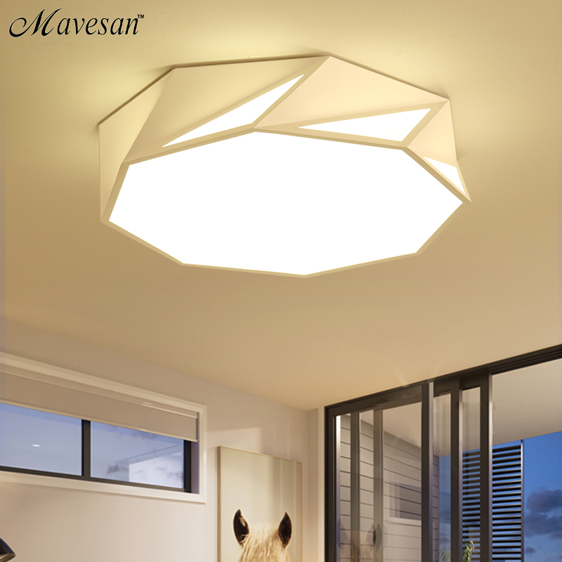 2017 new hexagon specific ceiling lights for living room bedroom indoor home light plafon ceiling lamp luminaire lampe deco