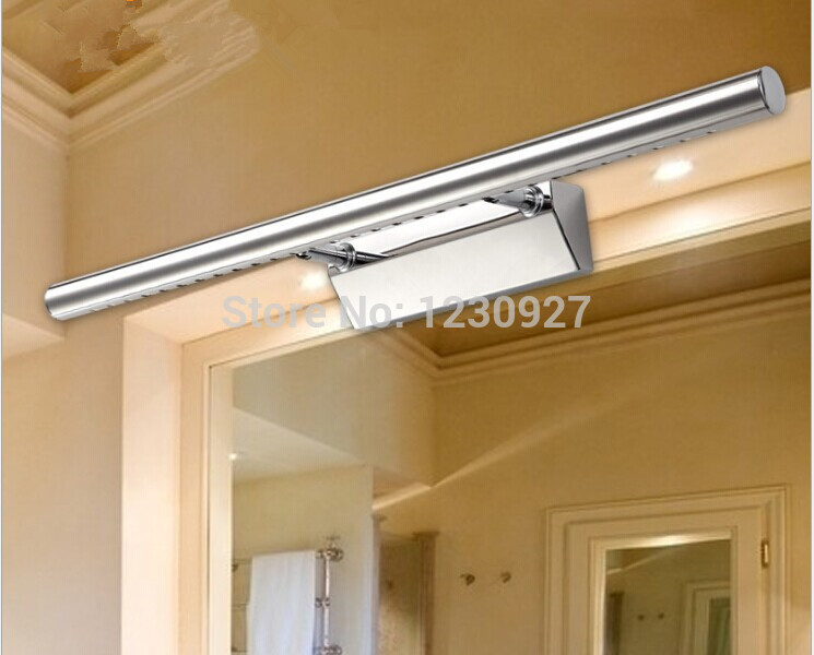 5w 21 led 5050 40cm mirror front headlight stainless steel bathroom toilet anti-fog lens ark bedroom lamp,led wall lamp