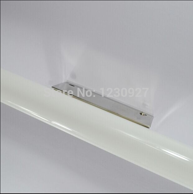 6w 42cm long modern led bathroom mirror head light anti-fog makeup lamp stainless base waterproof acrylic tube wall lamp