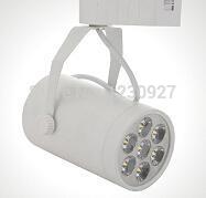 7w 85-265v led tracking lamp use for the gallery ,clothing shop and the museum mounted led track lighting