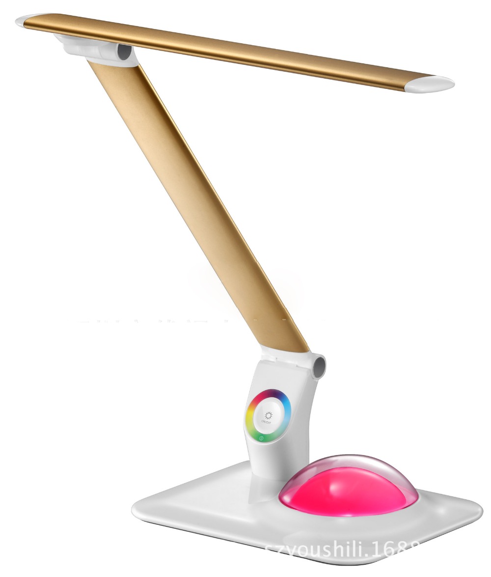 adjustable led reading lamp with eyes-protection light and special base table mode luminaria de mesa study lamp