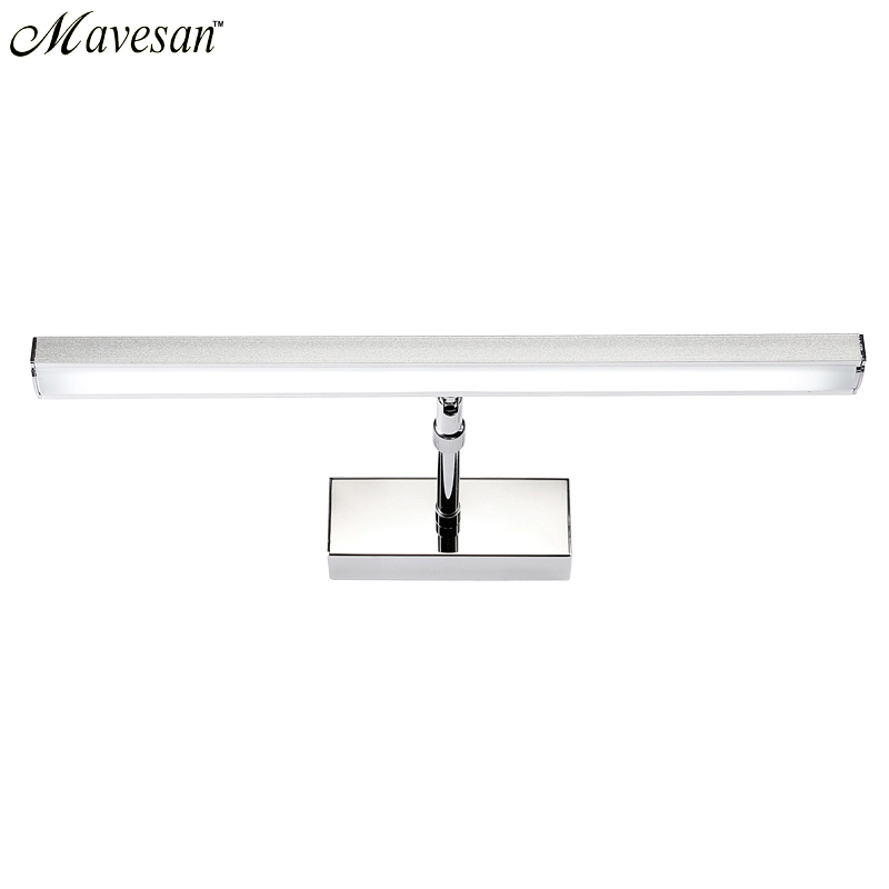 bathroom led mirror wall lamp ac220v/110v acrylic wall mini style warm white/cool white led wall lamps without switch