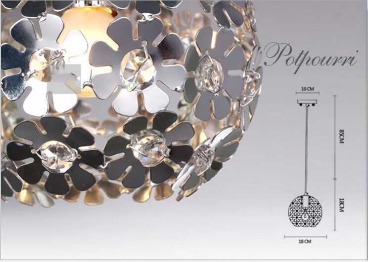 beautiful silver crystal chandelier light fixture aluminum hanging lamp crystal light for dining bedroom brazil