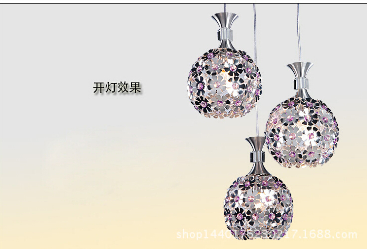 beautiful silver crystal chandelier light fixture aluminum hanging lamp crystal light for dining bedroom brazil