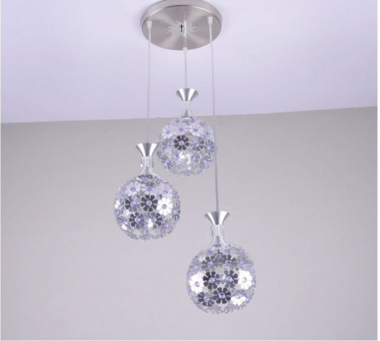 beautiful silver crystal chandelier light fixture aluminum hanging lamp crystal light for dining bedroom brazil