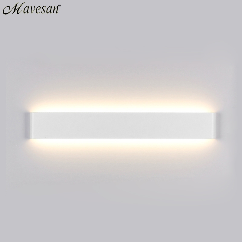 black & white indoor wall light contemporary style 100-240v ac led wall lamp for bedroom bedside lamps