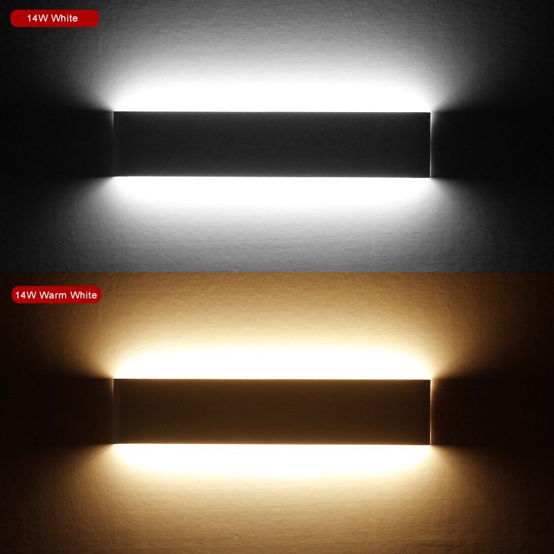 black & white indoor wall light contemporary style 100-240v ac led wall lamp for bedroom bedside lamps