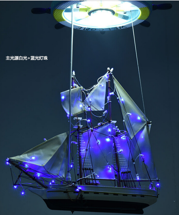 children boat pendant lamp modern rubber design pendant lights fixture kids children bed room lighting