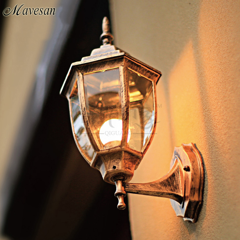 cottage waterproof outdoor wall lamp retro villa creative outdoor lighting garden lights balcony wall lamp