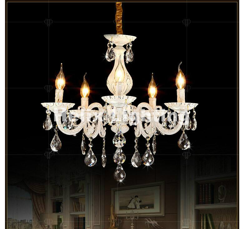 cream golden european e14 crystal chandelier living room lustres decoration pendants ac chandeliers crystal home indoor lighting