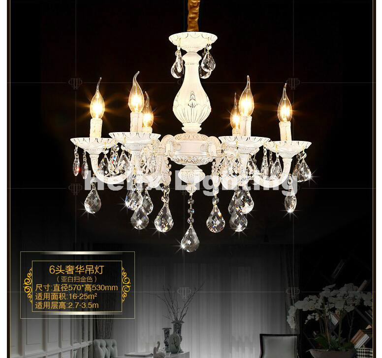 cream golden european e14 crystal chandelier living room lustres decoration pendants ac chandeliers crystal home indoor lighting