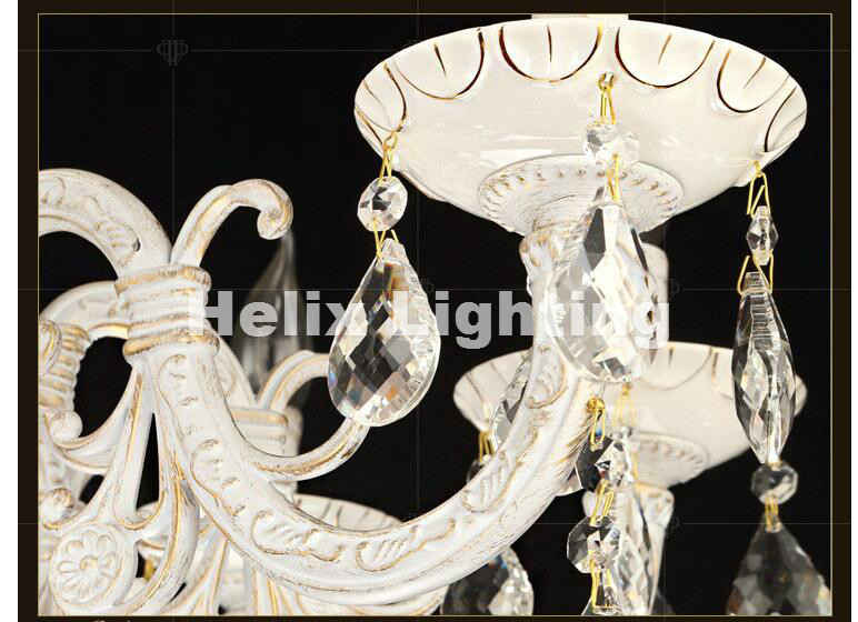 cream golden european e14 crystal chandelier living room lustres decoration pendants ac chandeliers crystal home indoor lighting